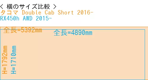 #タコマ Double Cab Short 2016- + RX450h AWD 2015-